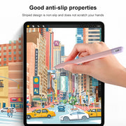 For Apple Pencil (USB-C) Stylus Pen Protective Cover with Nib Cover(Grey+White)