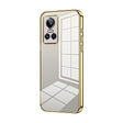 For Realme GT Neo 3 Transparent Plating Fine Hole Phone Case(Gold) - Realme Cases by PMC TechLife | Online Shopping South Africa | PMC TechLife