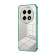 For OPPO A2 Pro Transparent Plating Fine Hole Phone Case(Green) - A2 Pro Cases by PMC TechLife | Online Shopping South Africa | PMC TechLife | Buy Now Pay Later Mobicred
