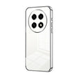For OPPO A2 Pro Transparent Plating Fine Hole Phone Case(Silver) - A2 Pro Cases by PMC TechLife | Online Shopping South Africa | PMC TechLife | Buy Now Pay Later Mobicred