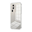 For OPPO Reno10 Pro+ Transparent Plating Fine Hole Phone Case(Transparent) - OPPO Cases by PMC TechLife | Online Shopping South Africa | PMC TechLife | Buy Now Pay Later Mobicred