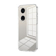 For OPPO Reno8 T 5G Transparent Plating Fine Hole Phone Case(Transparent) - OPPO Cases by PMC TechLife | Online Shopping South Africa | PMC TechLife | Buy Now Pay Later Mobicred