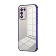 For OPPO K9s / K10 Energy Transparent Plating Fine Hole Phone Case(Purple) - OPPO Cases by PMC TechLife | Online Shopping South Africa | PMC TechLife | Buy Now Pay Later Mobicred