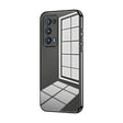 For OPPO Reno6 Pro+ Transparent Plating Fine Hole Phone Case(Black) - free shipping - PMC TechLife - Order now!
