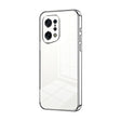 For OPPO Find X5 Transparent Plating Fine Hole Phone Case(Silver) - OPPO Cases by PMC TechLife | Online Shopping South Africa | PMC TechLife | Buy Now Pay Later Mobicred