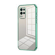 For OPPO K9x Transparent Plating Fine Hole Phone Case(Green) - free shipping - PMC TechLife - Order now!