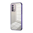 For OPPO K9 Transparent Plating Fine Hole Phone Case(Purple) - OPPO Cases by PMC TechLife | Online Shopping South Africa | PMC TechLife | Buy Now Pay Later Mobicred