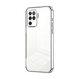 For OPPO A94 4G Transparent Plating Fine Hole Phone Case(Silver) - OPPO Cases by PMC TechLife | Online Shopping South Africa | PMC TechLife | Buy Now Pay Later Mobicred