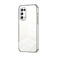 For OPPO Reno5 4G/5G / Reno5 K Transparent Plating Fine Hole Phone Case(Silver) - OPPO Cases by PMC TechLife | Online Shopping South Africa | PMC TechLife | Buy Now Pay Later Mobicred