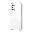 For OPPO K7x / Realme V5 5G Transparent Plating Fine Hole Phone Case(Silver) - OPPO Cases by PMC TechLife | Online Shopping South Africa | PMC TechLife | Buy Now Pay Later Mobicred