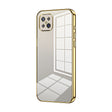 For OPPO A92s / Reno4 Z 5G Transparent Plating Fine Hole Phone Case(Gold) - OPPO Cases by PMC TechLife | Online Shopping South Africa | PMC TechLife | Buy Now Pay Later Mobicred