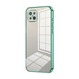 For OPPO A92s / Reno4 Z 5G Transparent Plating Fine Hole Phone Case(Green) - OPPO Cases by PMC TechLife | Online Shopping South Africa | PMC TechLife | Buy Now Pay Later Mobicred