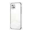 For OPPO A92s / Reno4 Z 5G Transparent Plating Fine Hole Phone Case(Silver) - OPPO Cases by PMC TechLife | Online Shopping South Africa | PMC TechLife | Buy Now Pay Later Mobicred