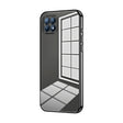 For OPPO Reno4 SE Transparent Plating Fine Hole Phone Case(Black) - free shipping - PMC TechLife - Order now!