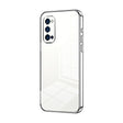 For OPPO Reno4 Pro Transparent Plating Fine Hole Phone Case(Silver) - OPPO Cases by PMC TechLife | Online Shopping South Africa | PMC TechLife | Buy Now Pay Later Mobicred