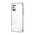 For OPPO A52 / A72 / A92 Transparent Plating Fine Hole Phone Case(Silver) - OPPO Cases by PMC TechLife | Online Shopping South Africa | PMC TechLife | Buy Now Pay Later Mobicred