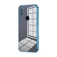 For OPPO A8 / A31 2020 Transparent Plating Fine Hole Phone Case(Blue) - free shipping - PMC TechLife - Order now!