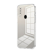 For OPPO A8 / A31 2020 Transparent Plating Fine Hole Phone Case(Transparent)