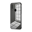For OPPO A8 / A31 2020 Transparent Plating Fine Hole Phone Case(Black) - OPPO Cases by PMC TechLife | Online Shopping South Africa | PMC TechLife | Buy Now Pay Later Mobicred