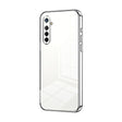 For OPPO K5 / Realme XT/XT 730G Transparent Plating Fine Hole Phone Case(Silver) - OPPO Cases by PMC TechLife | Online Shopping South Africa | PMC TechLife | Buy Now Pay Later Mobicred