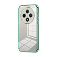 For OPPO A3 Pro Transparent Plating Fine Hole Phone Case(Green) - free shipping - PMC TechLife - Order now!