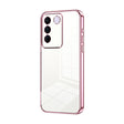 For vivo S16e / V27e Transparent Plating Fine Hole Phone Case(Pink) - vivo Cases by PMC TechLife | Online Shopping South Africa | PMC TechLife