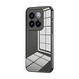 For Xiaomi 14 Pro Transparent Plating Fine Hole Phone Case(Black) - 14 Pro Cases by PMC TechLife | Online Shopping South Africa | PMC TechLife | Buy Now Pay Later Mobicred