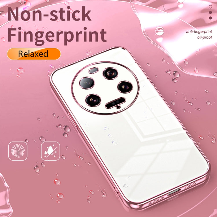 For Xiaomi 13 Ultra Transparent Plating Fine Hole Phone Case(Silver)