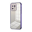 For Xiaomi 13 Transparent Plating Fine Hole Phone Case(Purple) - 13 Cases by PMC TechLife | Online Shopping South Africa | PMC TechLife | Buy Now Pay Later Mobicred