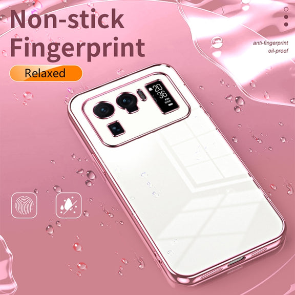 For Xiaomi Mi 11 Ultra Transparent Plating Fine Hole Phone Case(Gold)