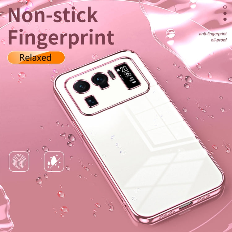 For Xiaomi Mi 11 Ultra Transparent Plating Fine Hole Phone Case(Gold)