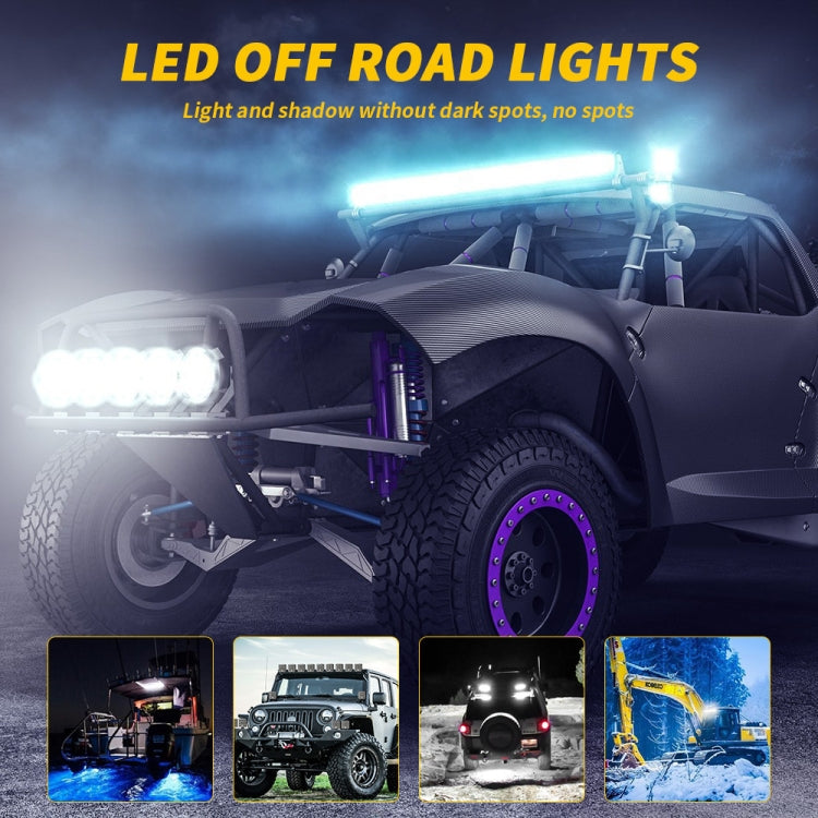 12-30V 12W 6000K 2.5 inch Car LED Engineering Auxiliary Light(White Light)
