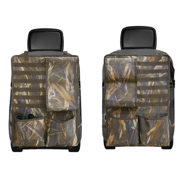 2pcs / Set Car Front Seat Back Camouflage Storage Bag Car Hanging Organiser(Camouflage)