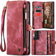 For Samsung Galaxy S24+ 5G CaseMe 008 Detachable Multifunctional Leather Phone Case(Red) - Galaxy S24+ 5G Cases by CaseMe | Online Shopping South Africa | PMC Jewellery | Buy Now Pay Later Mobicred