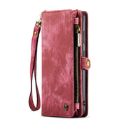 For Samsung Galaxy S24+ 5G CaseMe 008 Detachable Multifunctional Leather Phone Case(Red)