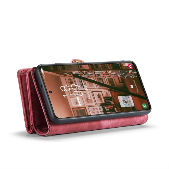 For Samsung Galaxy S24+ 5G CaseMe 008 Detachable Multifunctional Leather Phone Case(Red)
