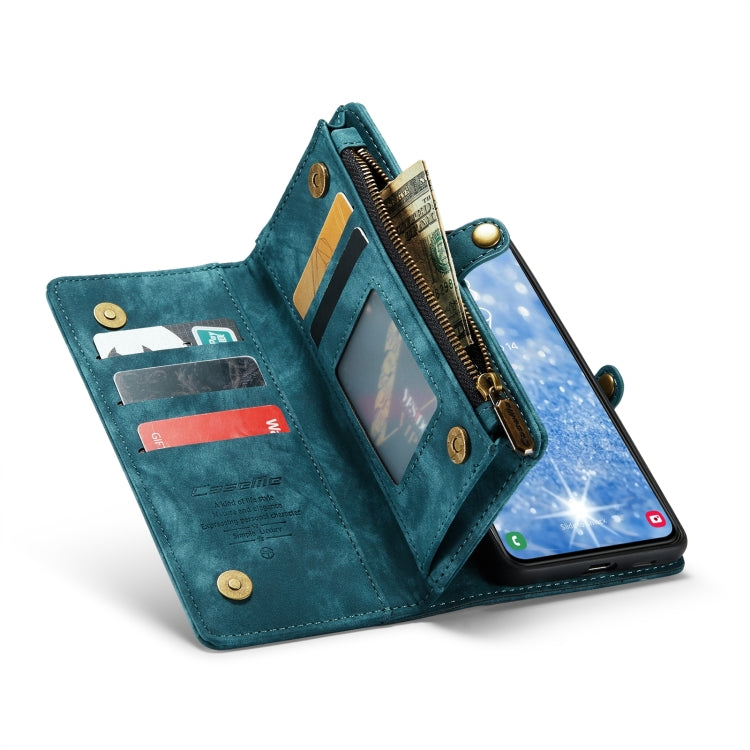 For Samsung Galaxy S24+ 5G CaseMe 008 Detachable Multifunctional Leather Phone Case(Blue)