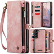 For Samsung Galaxy S24+ 5G CaseMe 008 Detachable Multifunctional Leather Phone Case(Pink) - free shipping - PMC Jewellery - Order now!