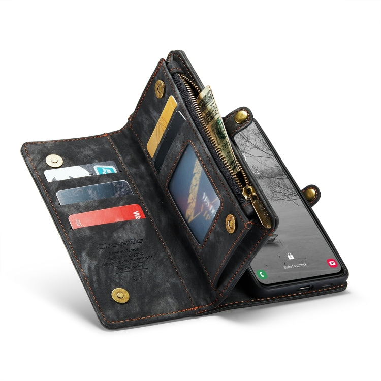 For Samsung Galaxy S24 5G CaseMe 008 Detachable Multifunctional Leather Phone Case(Black)