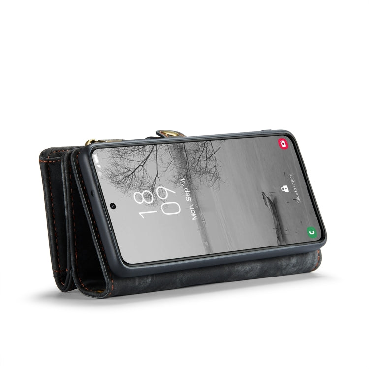 For Samsung Galaxy S24 5G CaseMe 008 Detachable Multifunctional Leather Phone Case(Black)