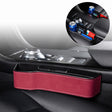 Car Multi-functional Console Box Cup Holder Seat Gap Side Storage Box, Frizzled Feather Style, Color:Red(Main Driver Seat) - Stowing Tidying by PMC TechLife | Online Shopping South Africa | PMC TechLife | Buy Now Pay Later Mobicred