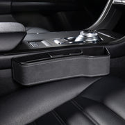 Car Multi-functional Console Box Cup Holder Seat Gap Side Storage Box, Frizzled Feather Style, Color:Grey(Front Passenger Seat)