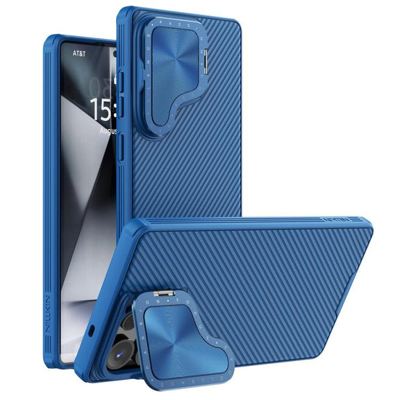 For Samsung Galaxy S25 Ultra 5G NILLKIN CamShield Prop PC Phone Case(Blue)