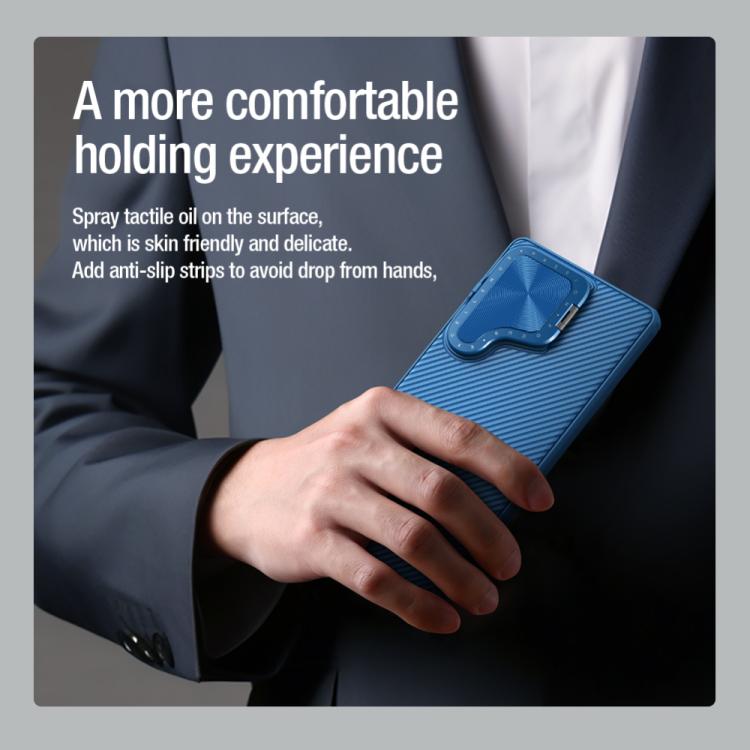 For Samsung Galaxy S25 Ultra 5G NILLKIN CamShield Prop PC Phone Case(Blue)