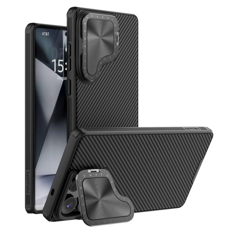 For Samsung Galaxy S25 Ultra 5G NILLKIN CamShield Prop PC Phone Case(Black)