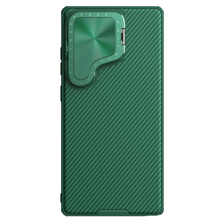 For Samsung Galaxy S25 Ultra 5G NILLKIN CamShield Prop PC Phone Case(Green)