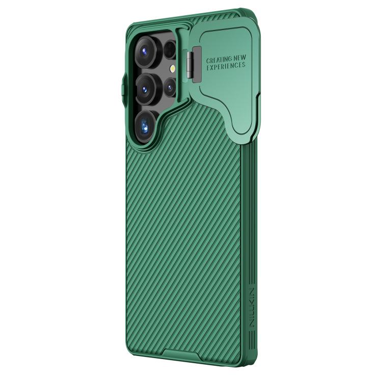 For Samsung Galaxy S25 Ultra 5G NILLKIN CamShield Prop PC Phone Case(Green)