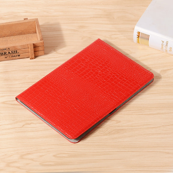 For Samsung Galaxy Tab S9 Crocodile Texture Leather Tablet Case(Red)