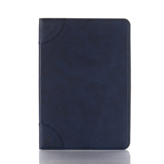 For Samsung Galaxy Tab S9 Retro Book Leather Tablet Case(Dark Blue)