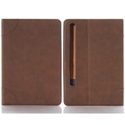 For Samsung Galaxy Tab S9 Retro Book Leather Tablet Case(Dark Brown)